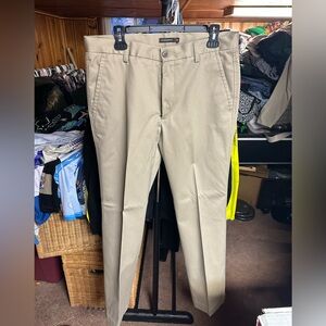 Men’s khaki colored dress pants